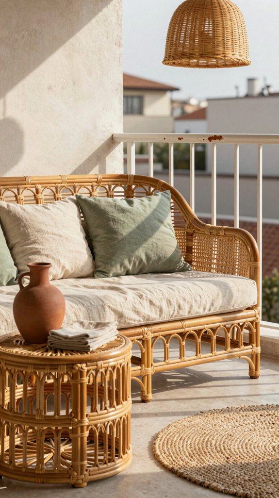 natural textures for balconies
