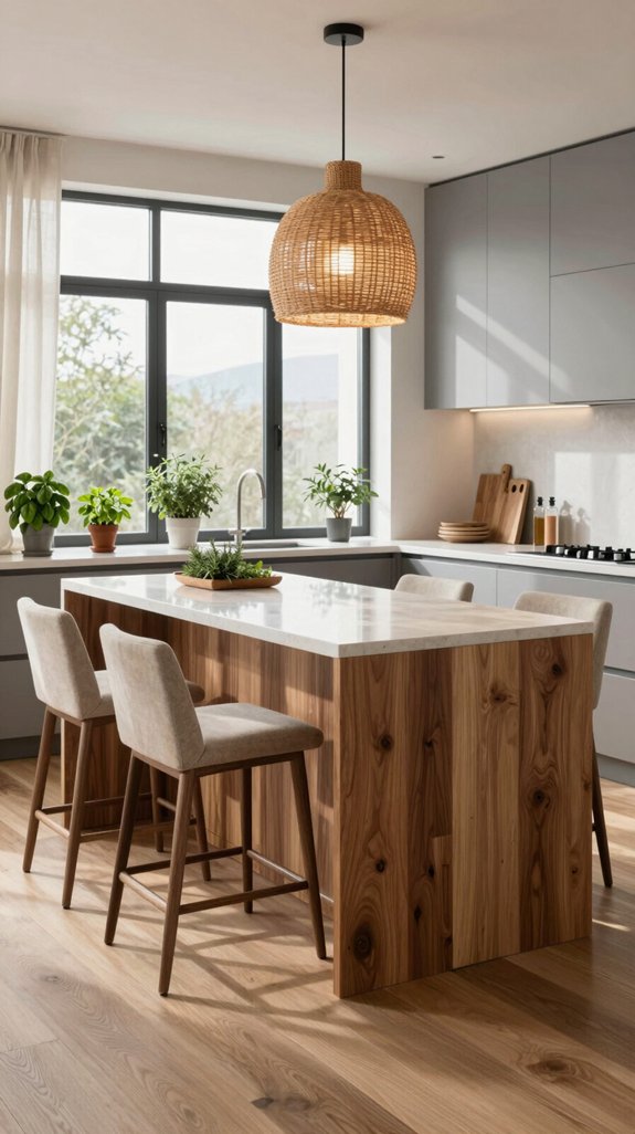 15 Kitchen Platform Ideas for a Sleek Finish 15 natural warmth and greenery