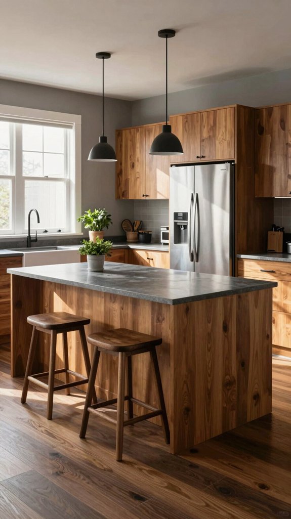 natural wood smoky grey harmony