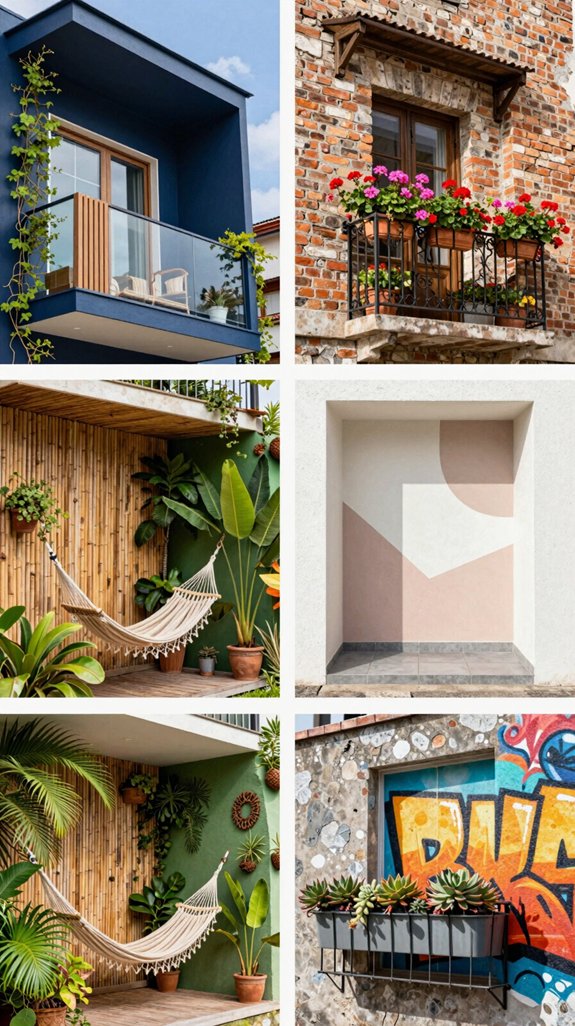 20 Balcony Wall Design Ideas for a Stunning Backdrop 21 nature inspired balcony designs