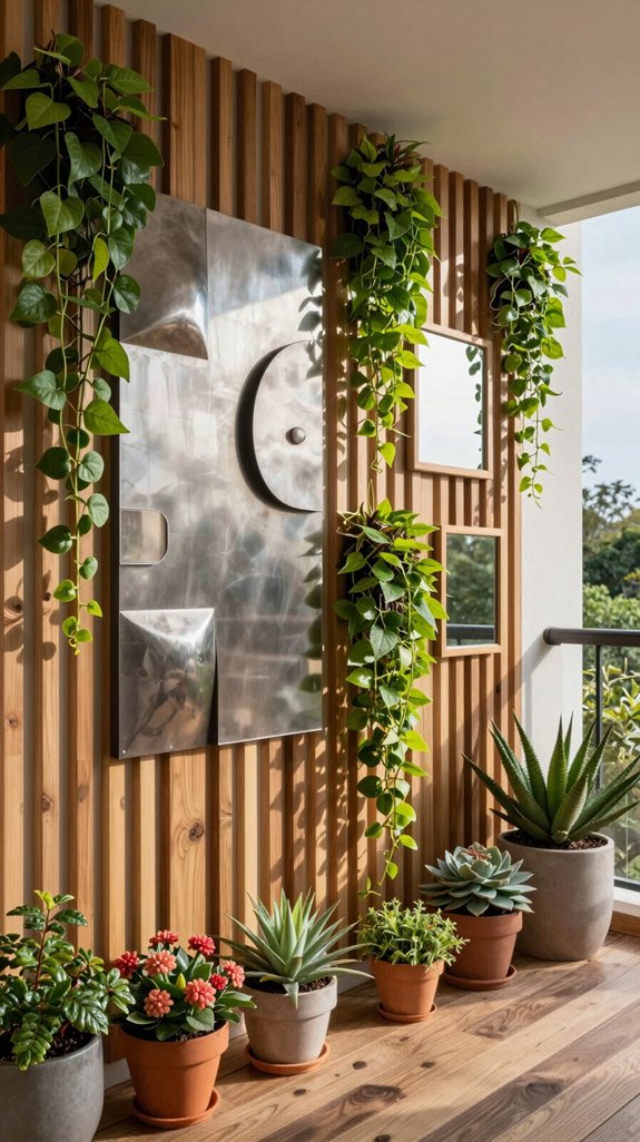 20 Balcony Wall Design Ideas for a Stunning Backdrop 10 nature inspired balcony transformation