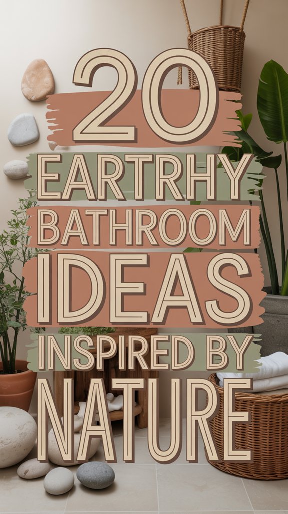 nature inspired bathroom decor ideas