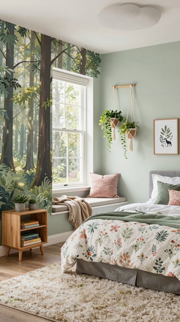 nature inspired bedroom decor elements