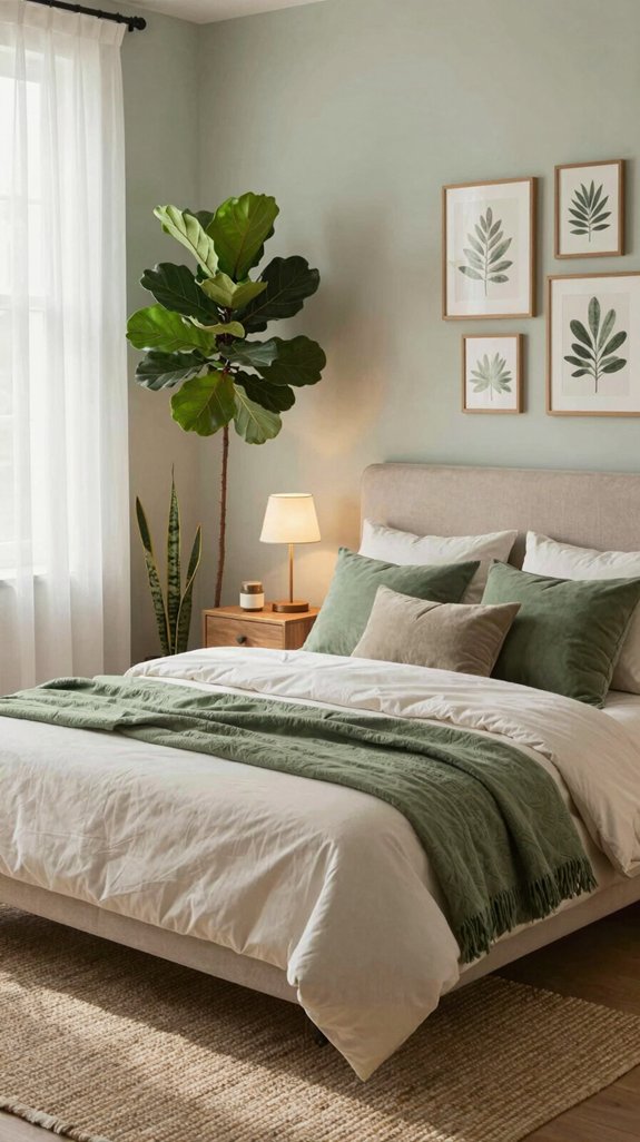 nature inspired bedroom tranquility