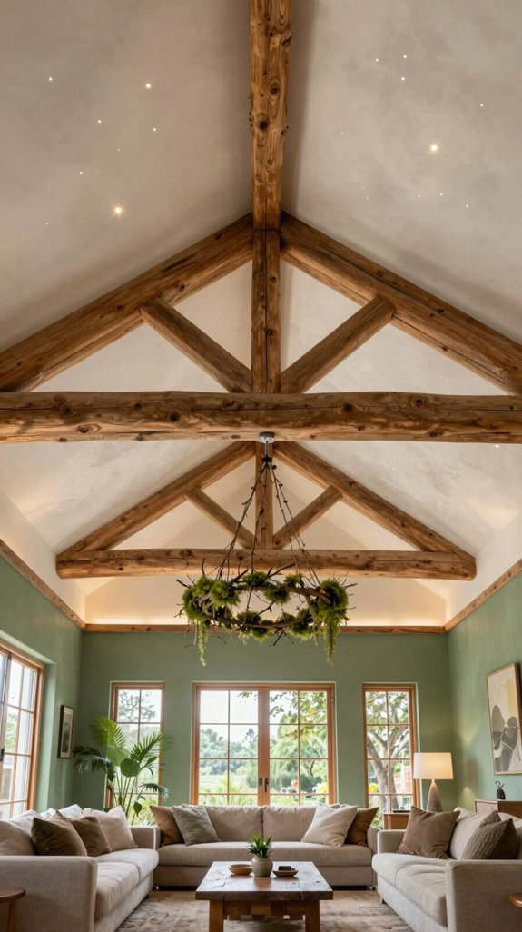 17 Latest Ceiling Design Ideas for Living Rooms 8 nature inspired ceiling designs