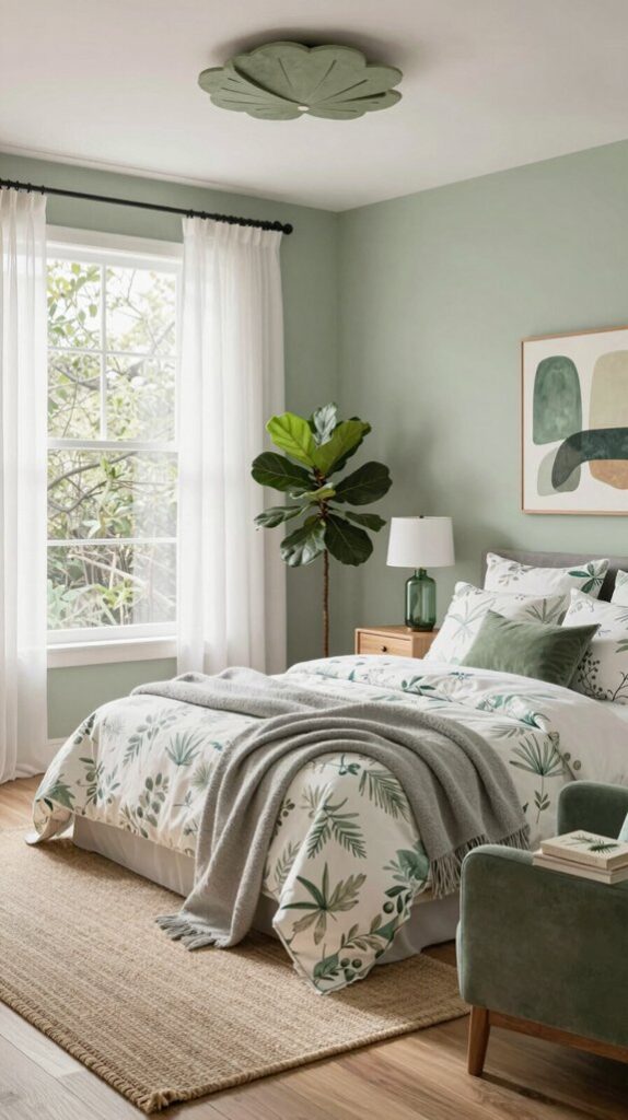 16 Green Bedroom Ideas Inspired by Nature - Home Stylistica