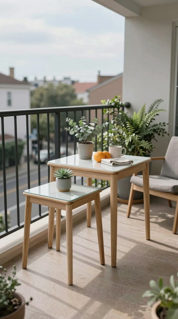 nesting tables for versatile use
