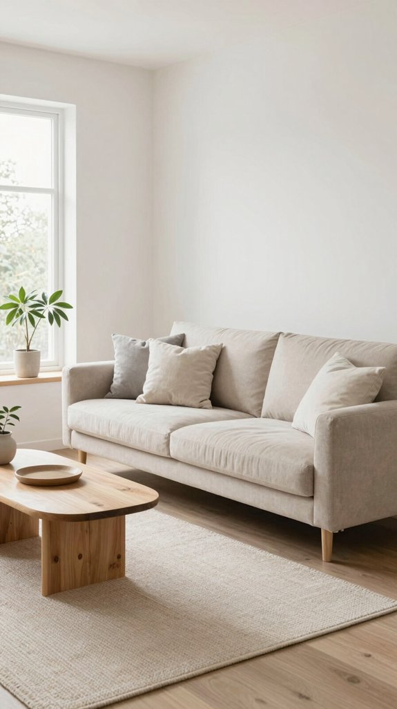 neutral fabrics enhance openness