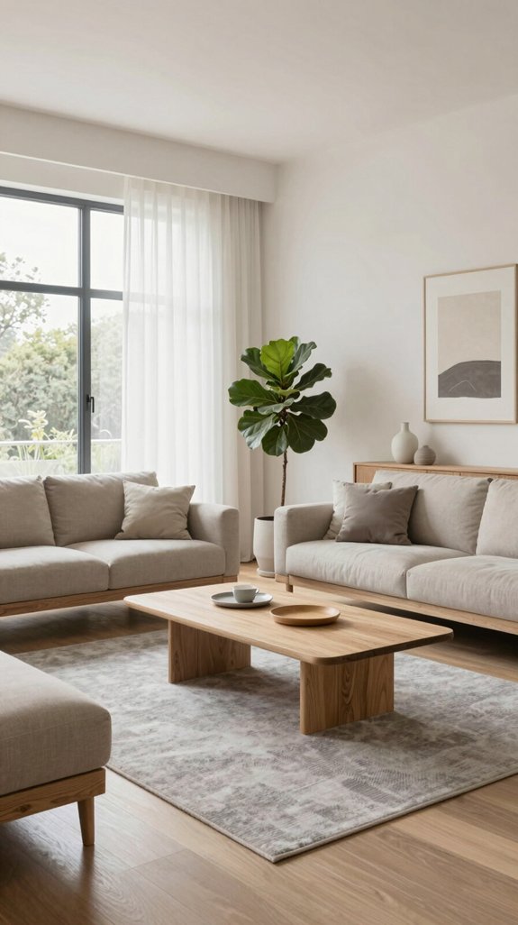neutral tones create tranquility