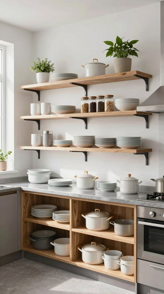 19 Kitchen Shelving Ideas for Open and Functional Storage - Home Stylistica