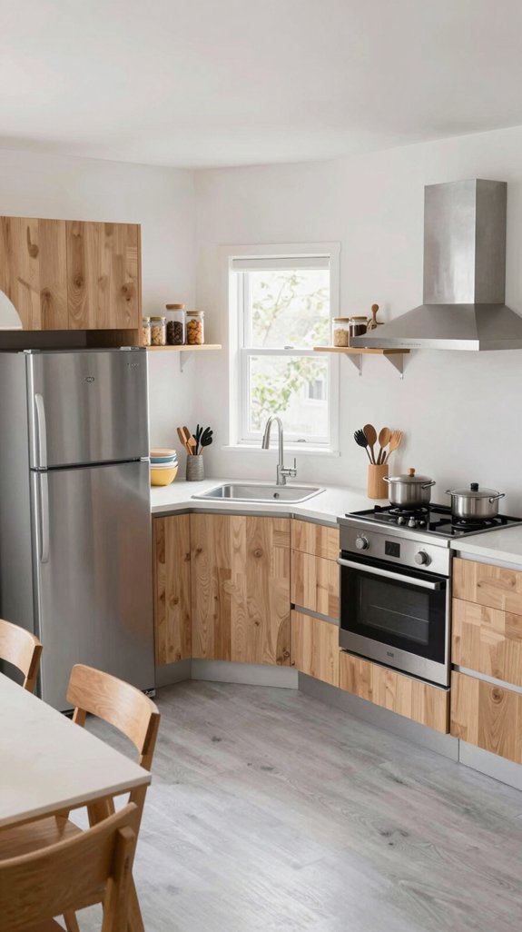 optimize kitchen work triangle