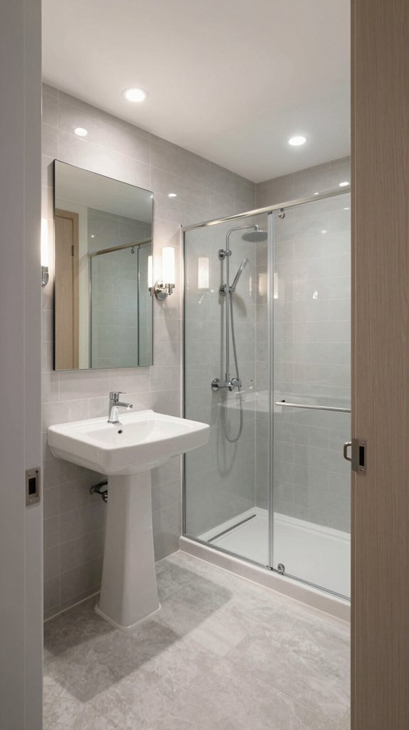 19 Bathroom Layout Ideas That Improve Flow and Function 16 optimize mirror placement strategically