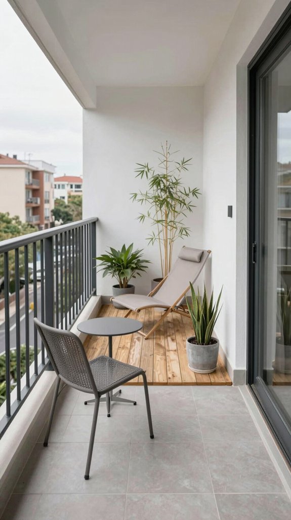 optimize tiny balcony zones