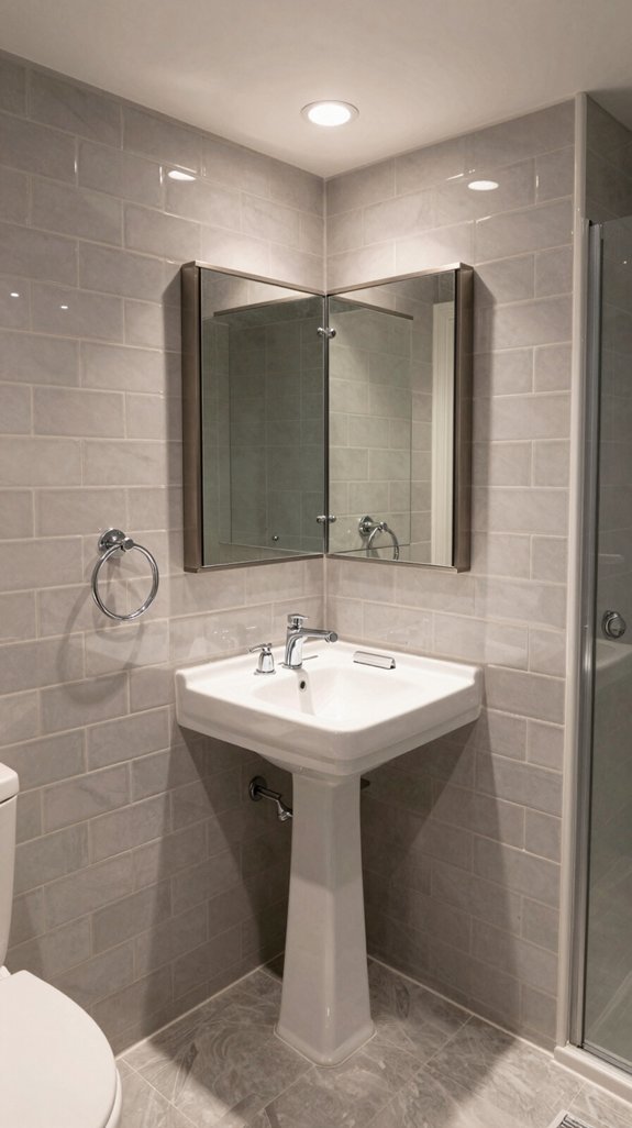 19 Bathroom Layout Ideas That Improve Flow and Function 10 optimizing bathroom corner spaces