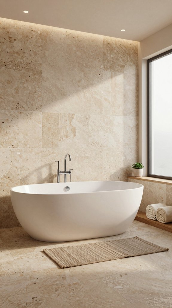 organic warm travertine texture