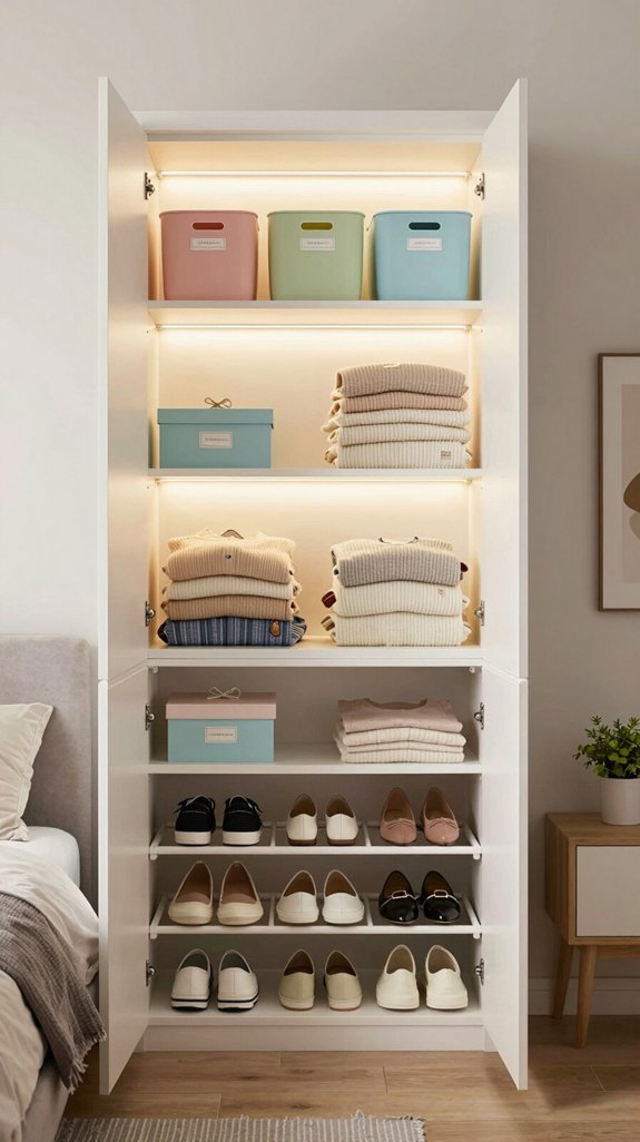 organized cupboards enhance efficiency