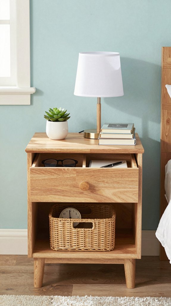 13 Side Table Ideas for the Bedroom That Add Function 6 organized stylish nightstand solutions