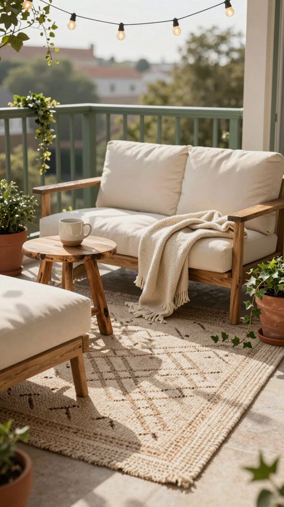 outdoor rug for comfort