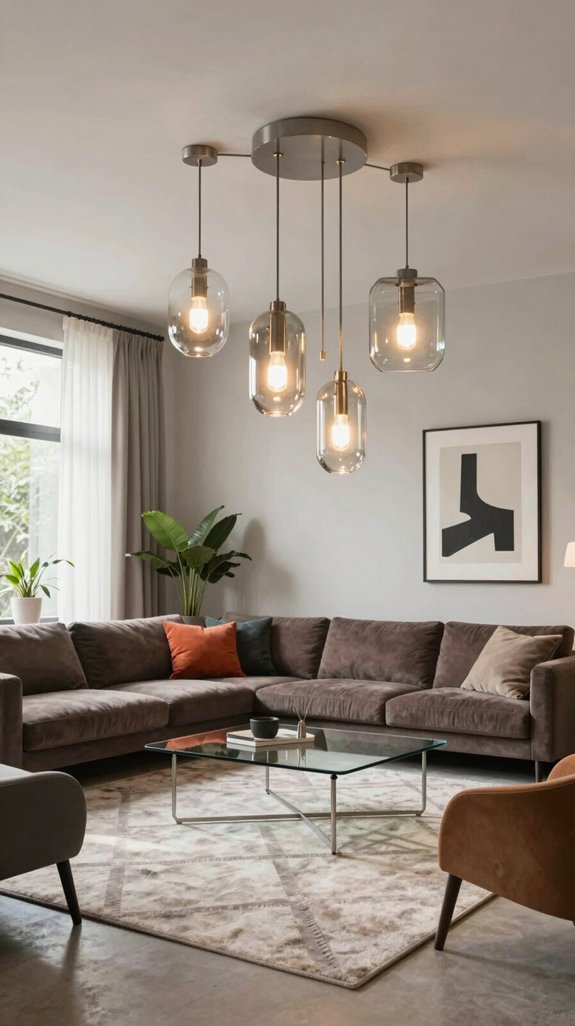 18 Contemporary Living Room Design Ideas for Modern Homes 6 oversized fixtures redefine aesthetics