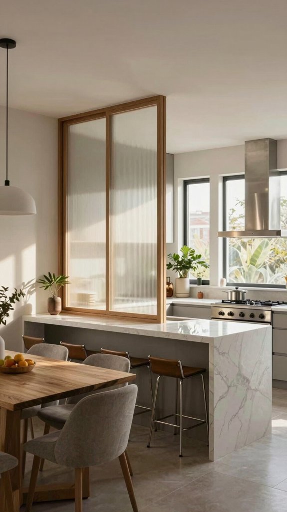 15 Open Kitchen Partition Ideas for Modern Homes 16 partition style selection tips