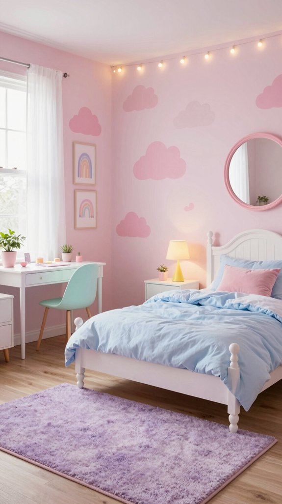 pastel hues for dreamy sanctuary