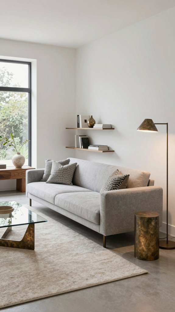 patinated metal accents luxury