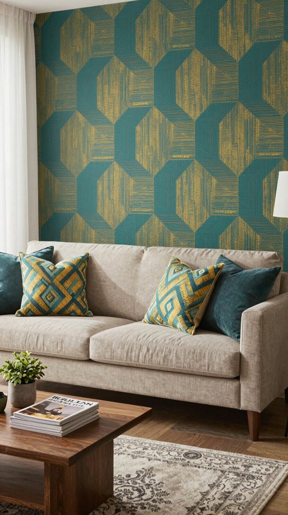 patterned wallpaper design ideas