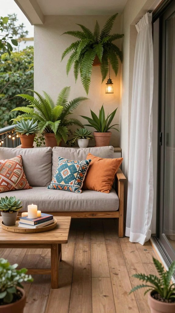 personal oasis balcony decor
