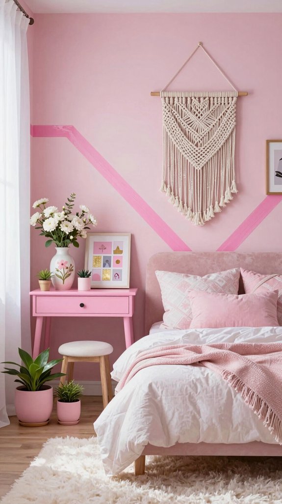 personalize your pink bedroom