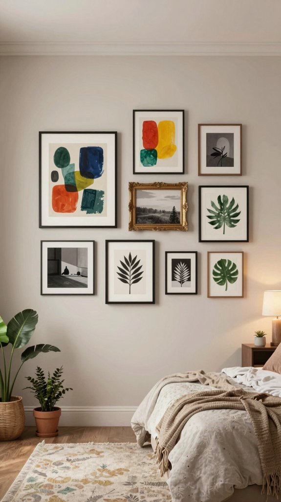 personalized art gallery wall
