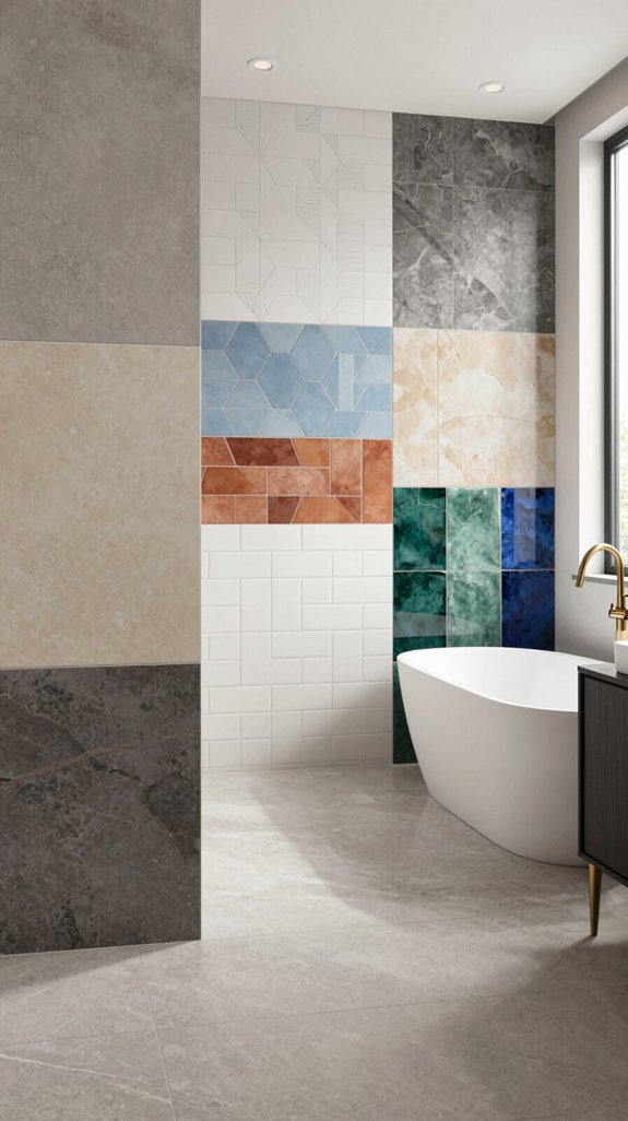 24 Bathroom Tiles Ideas for Stunning Floors and Walls 2 personalized bathroom tile trends