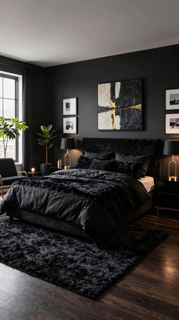 15 Black Bedroom Ideas for a Bold Interior 11 personalized black bedroom decor