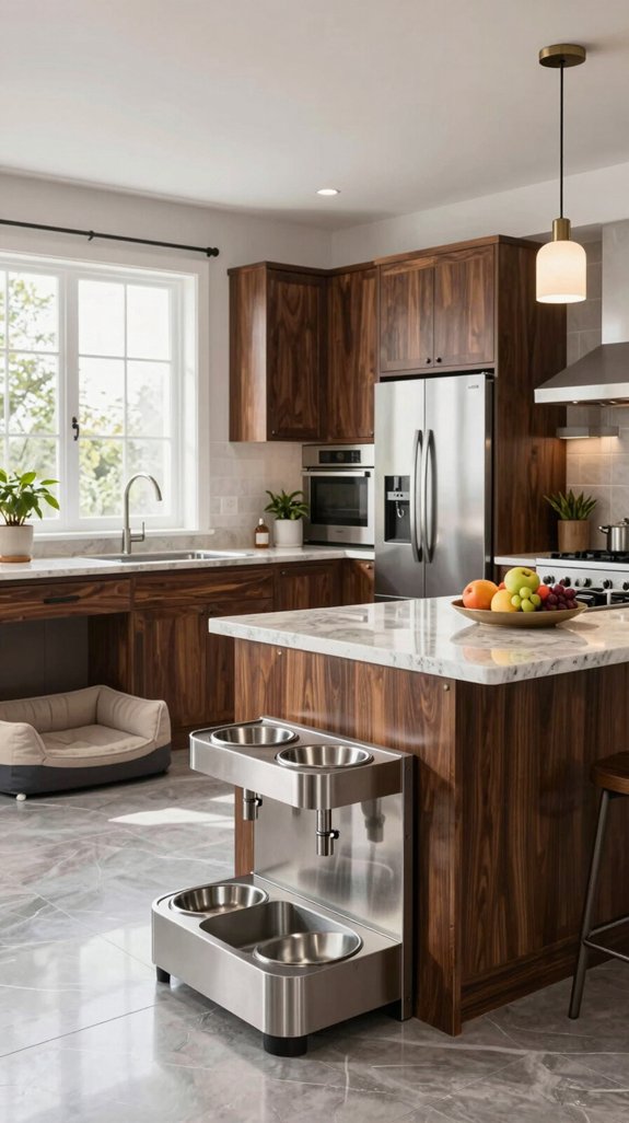 pet friendly kitchen design features