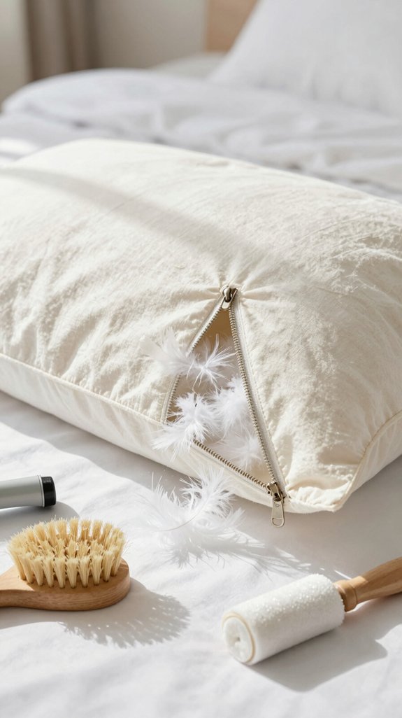 pillow stripping deep clean