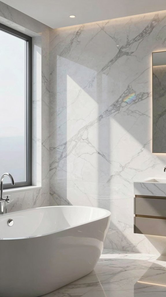 polished marble luminous beauty