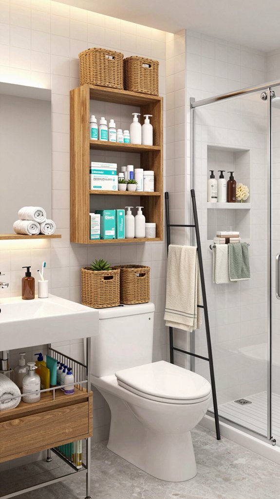 practical storage solutions for bathrooms