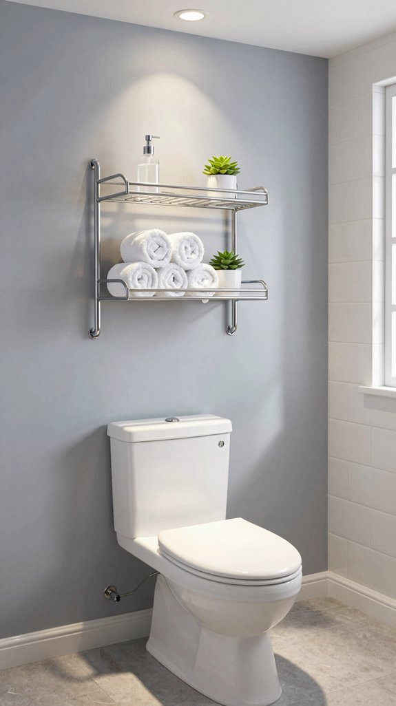 practical vertical bathroom storage