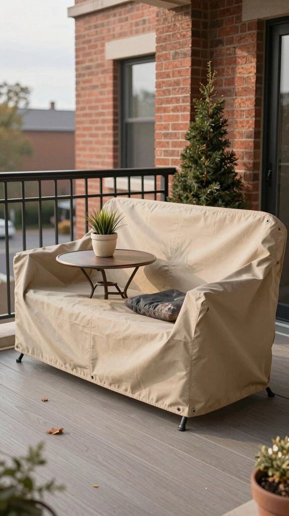 10 Mini Balcony Ideas for Small but Stylish Spaces 11 protective covers for balconies