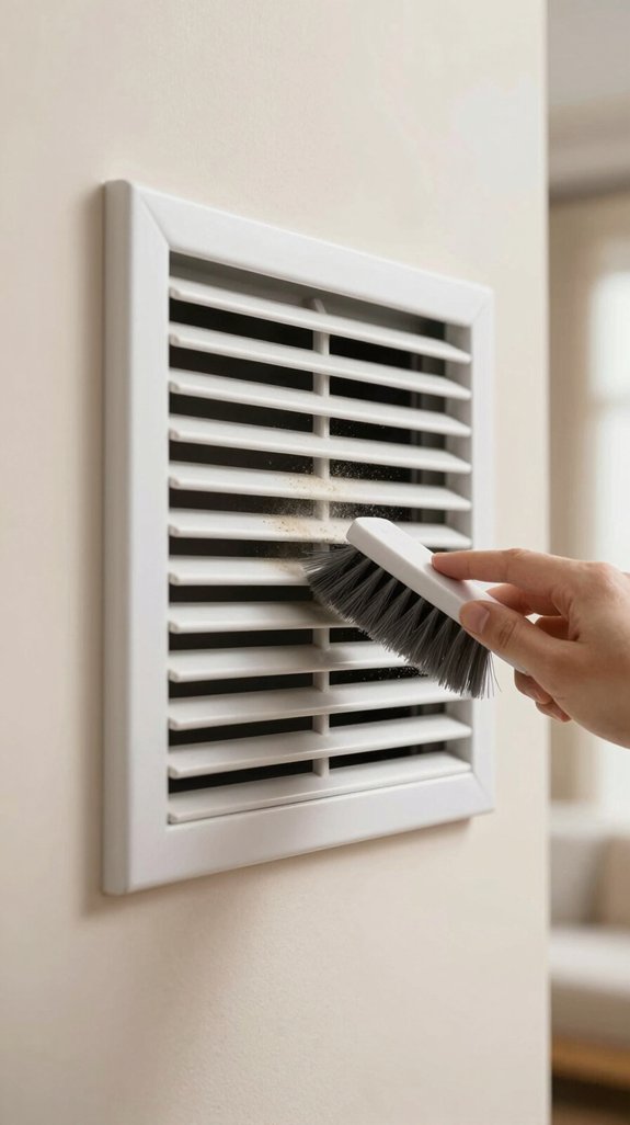 quick bedroom vent cleaning