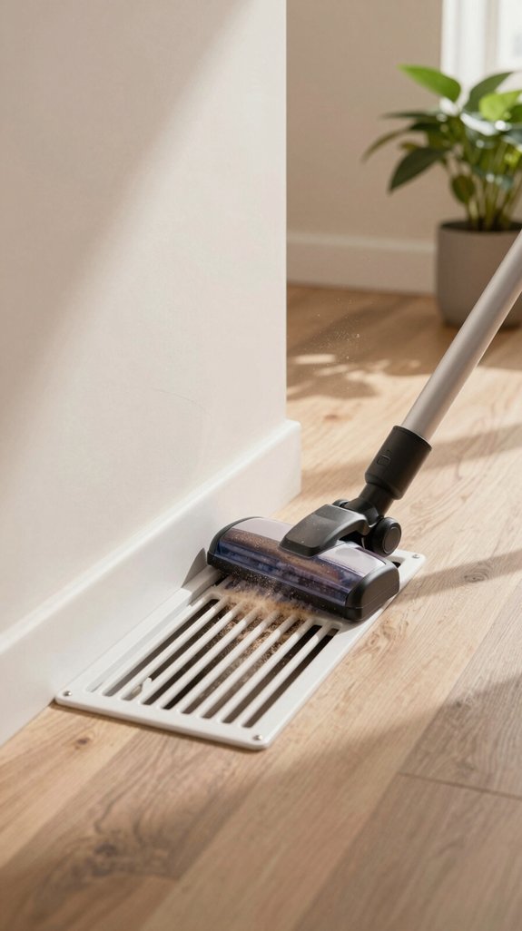 quick bedroom vent cleaning