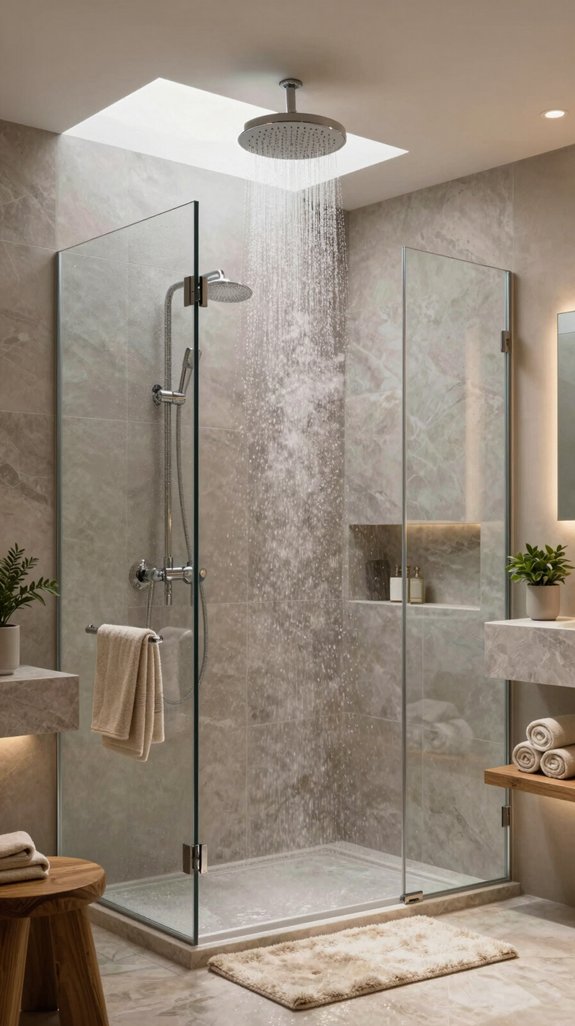 rainfall showerheads for relaxation