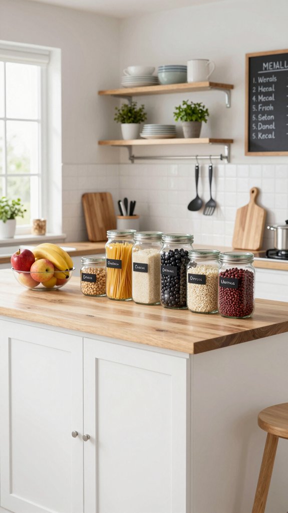 regular kitchen decluttering sessions