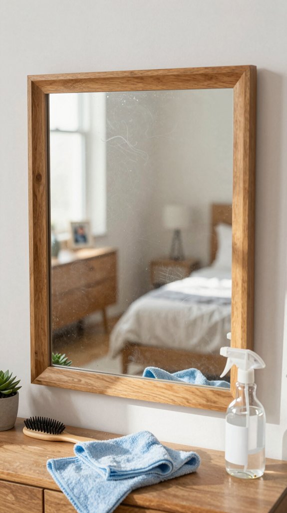 Mirror Cleaning Tips for a Spotless Bedroom 2 regular mirror cleaning essential