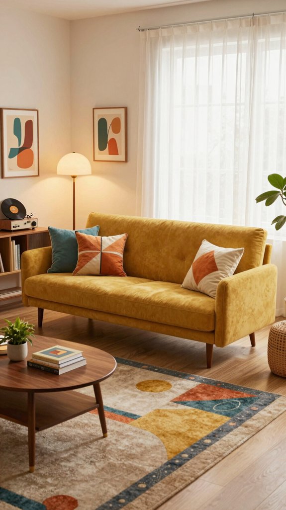 relaxed low slung sofa appeal