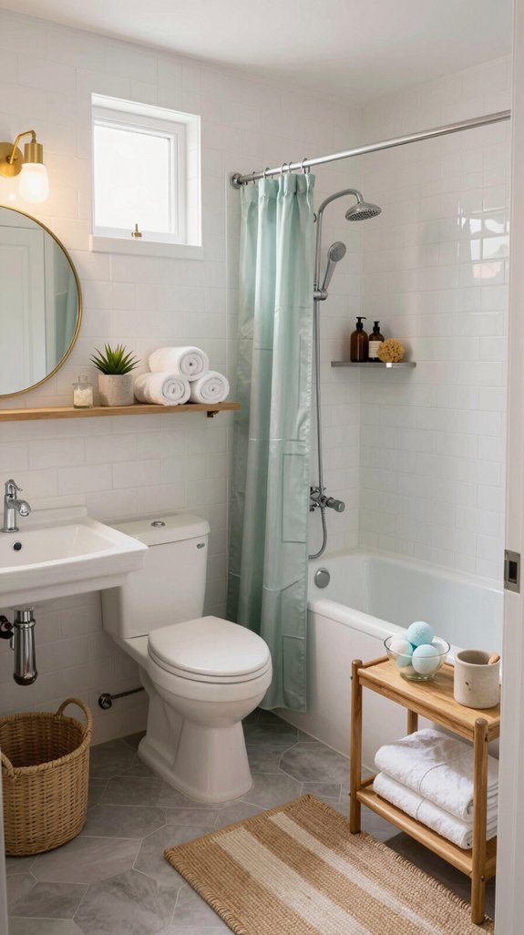 renter friendly bathroom decor ideas