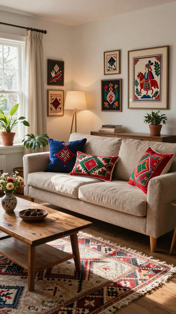 revitalizing decor with embroidery