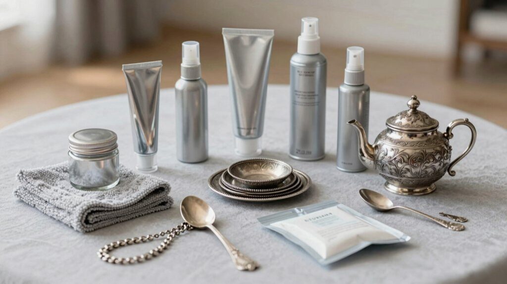 revive dull silver jewelry