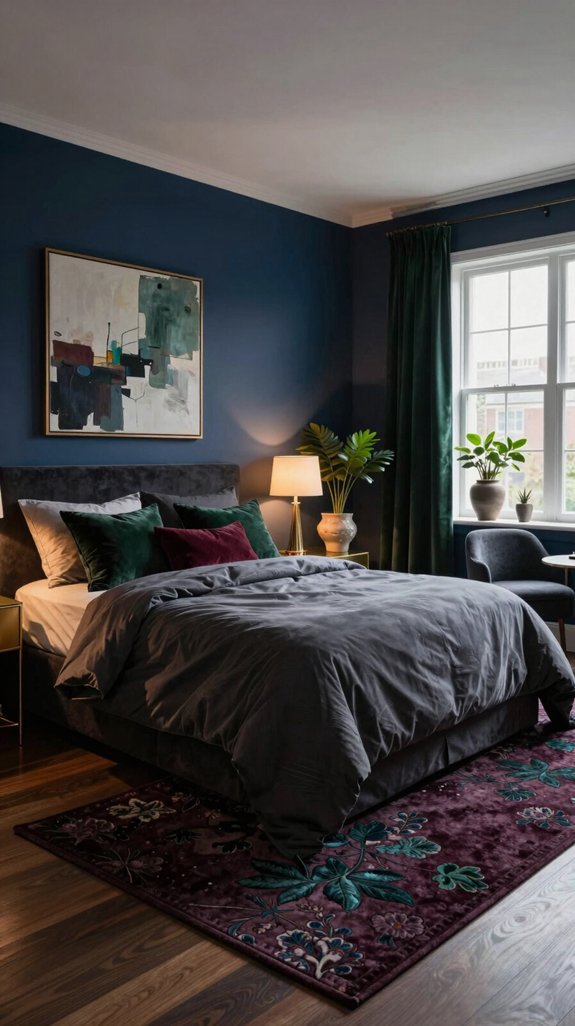 16 Room Ideas for the Bedroom You’ll Want to Copy 2 rich moody color palettes
