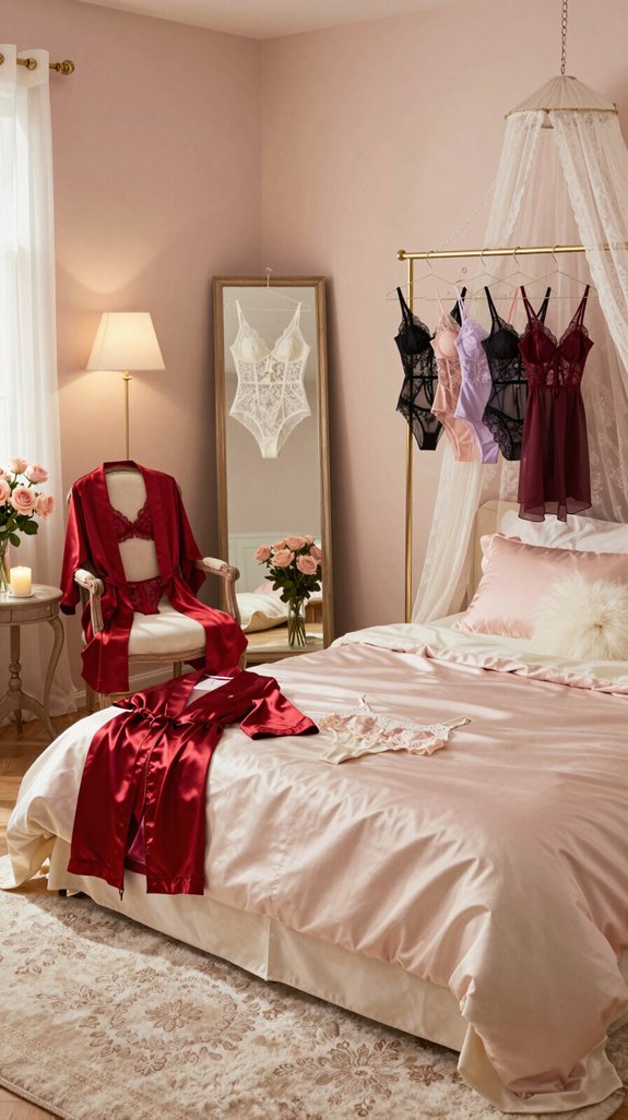 romantic bedroom lingerie ideas