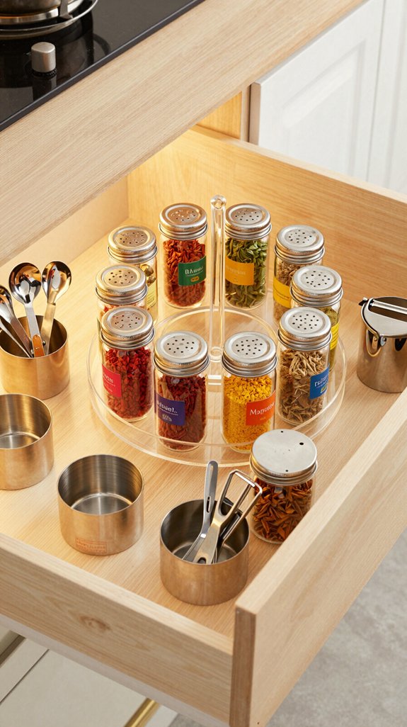 rotating items for organization